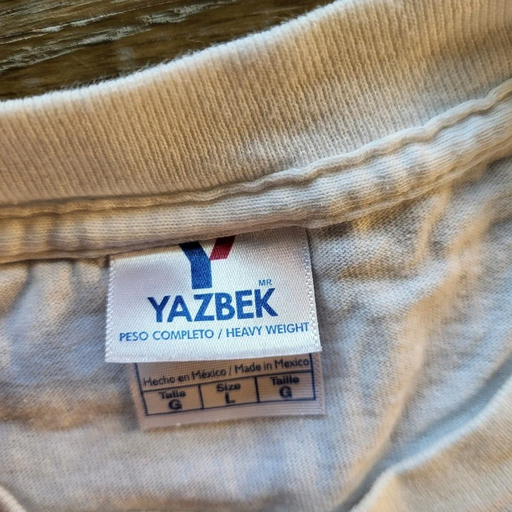 Yazbek Cozumel Mexico Scuba Diving Map T-Shirt Mens Large White Graphic Tee
